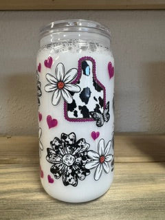 16oz snow globe tumbler (plastic)
