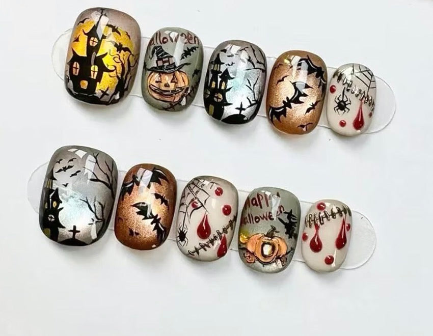 Short Halloween Nails
