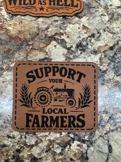 Leather Hat Patch
