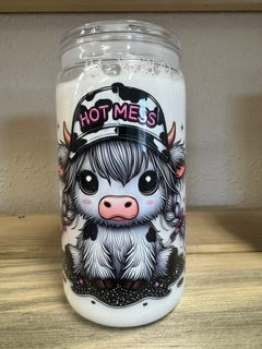 16oz snow globe tumbler (plastic)