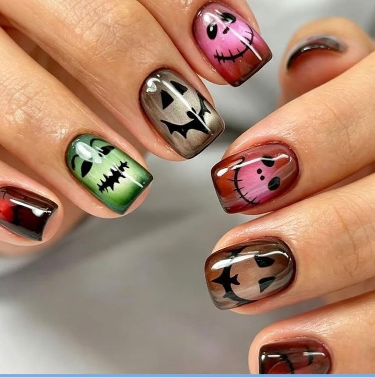 Short Halloween Nails